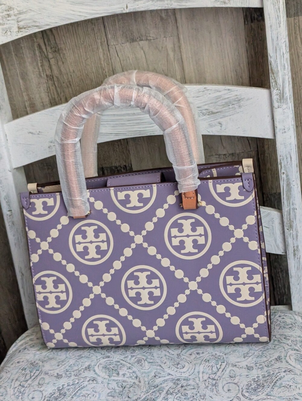 Tory Burch Contrast T Tote NWT